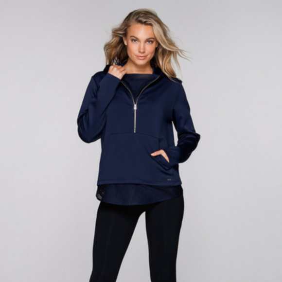 NWT Lorna Jane Surrender Hoodie In Ink S - Picture 1 of 6